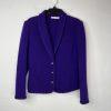 10-6547.jpg Talbots Women Wool Cardigan Blazer Size 6 Purple Cozzy Warm Preppy Comfy