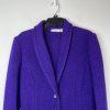 10-6548.jpg Talbots Women Wool Cardigan Blazer Size 6 Purple Cozzy Warm Preppy Comfy