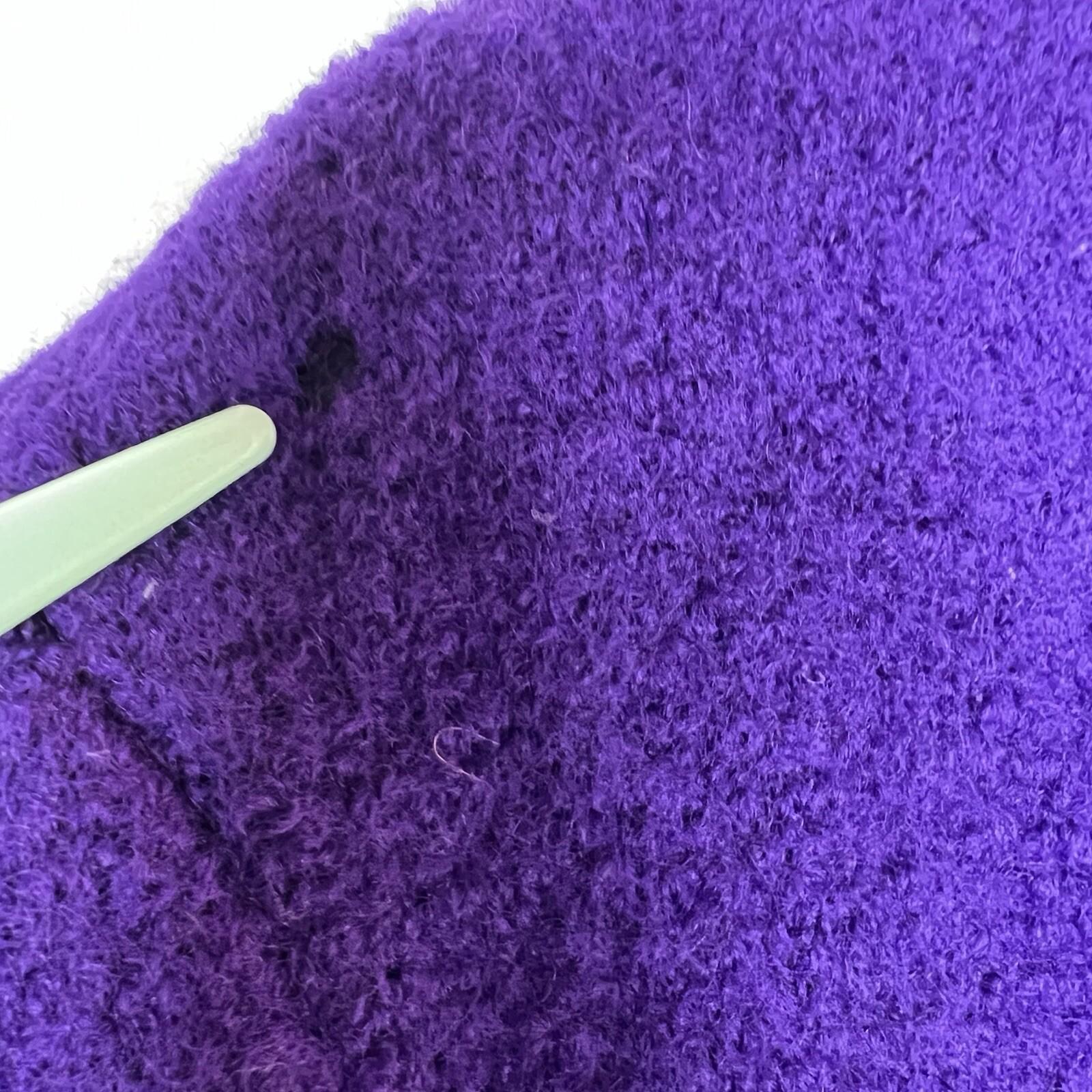10-6550.jpg Talbots Women Wool Cardigan Blazer Size 6 Purple Cozzy Warm Preppy Comfy