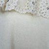 Catarina Lover Vtg Angora Rabbit Hair Wool Sweater M Lace Embroidery Fairy Cozzy
