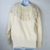 Catarina Lover Vtg Angora Rabbit Hair Wool Sweater M Lace Embroidery Fairy Cozzy
