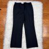 Calvin Klein Polyester Rayon Pant 8P Suit 10P Charcoal Striped Lined Career 2PC