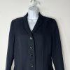 Le Suit Women Polyester Pant Suit Size 8 Navy Blue Lined Business Career 2PC