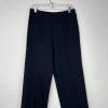 Le Suit Women Polyester Pant Suit Size 8 Navy Blue Lined Business Career 2PC