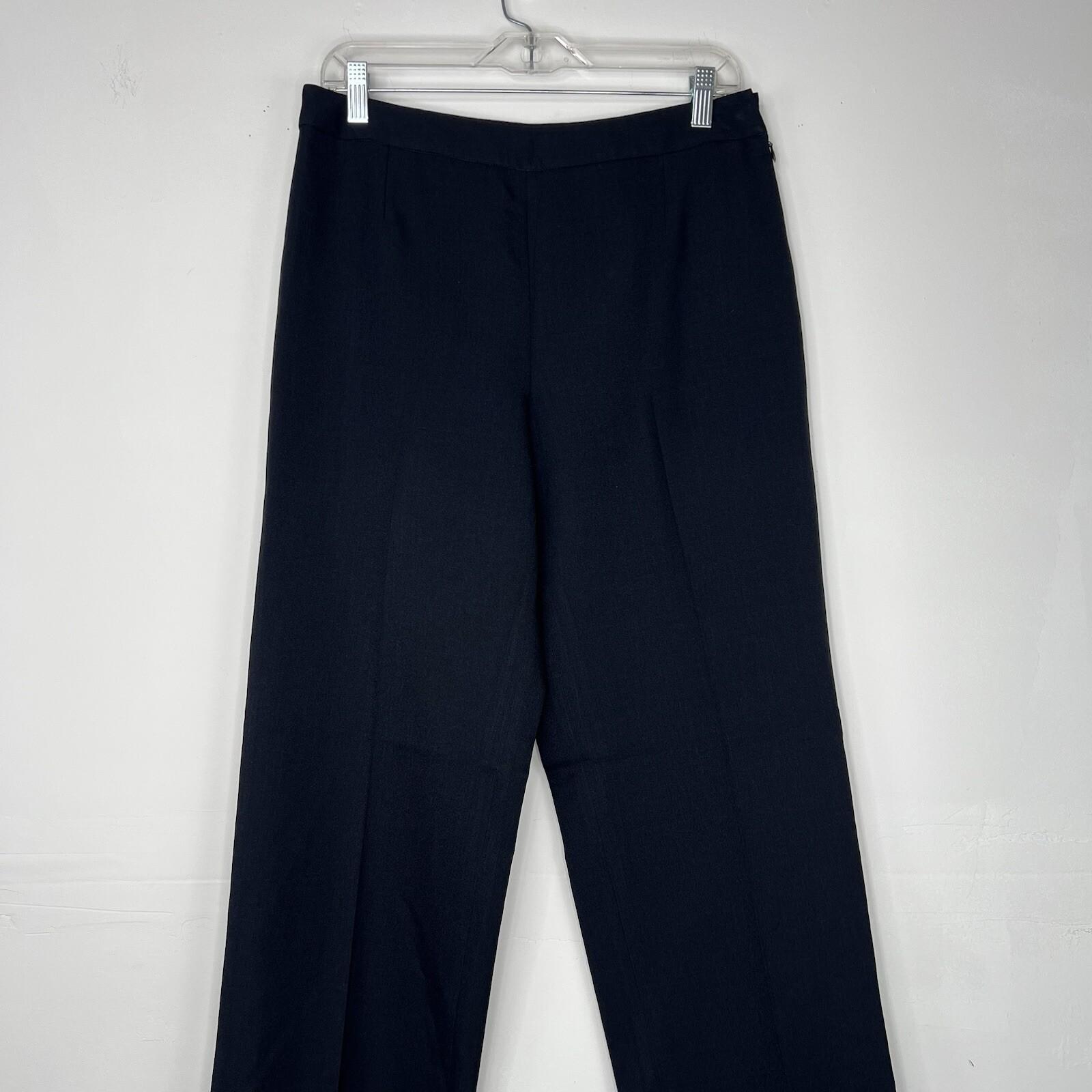 Le Suit Women Polyester Pant Suit Size 8 Navy Blue Lined Business Career 2PC