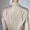 10-6604.jpg Collections For Le Suit Polyester Rayon Blazer Suit Size 6 Beige Gold Lined