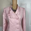 Le Suit Women Polyester Blazer Size 8 Pink Wrap Shawl Collar Lined 1 Piece