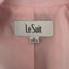 Le Suit Women Polyester Blazer Size 8 Pink Wrap Shawl Collar Lined 1 Piece