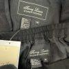 Terry Lewis Wool Viscose Black Pant Suit Size M Removable Collar Pockets 2PC New