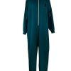 Savage X Fenty Jumpsuit M Green Showgirl Hooded Half Zip Coverall Oversized