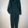 Savage X Fenty Jumpsuit M Green Showgirl Hooded Half Zip Coverall Oversized