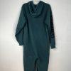 Savage X Fenty Jumpsuit M Green Showgirl Hooded Half Zip Coverall Oversized