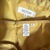 Suit Studio Polyester Blend Skirt Suit 16 Gold Green Metallic Cocktail Pockets