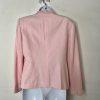 10-6714.jpg Kasper Polyester Skirt Suit 8P Rose Shawl Collar Lined Embroidered Timeless 2PC