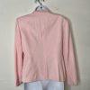10-6715.jpg Kasper Polyester Skirt Suit 8P Rose Shawl Collar Lined Embroidered Timeless 2PC