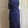 PATRA Women Sleeveless Long Full Length Purple Evening Dress Gown NWT Size 14