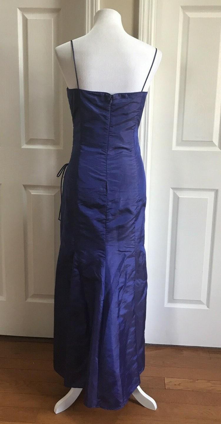 PATRA Women Sleeveless Long Full Length Purple Evening Dress Gown NWT Size 14