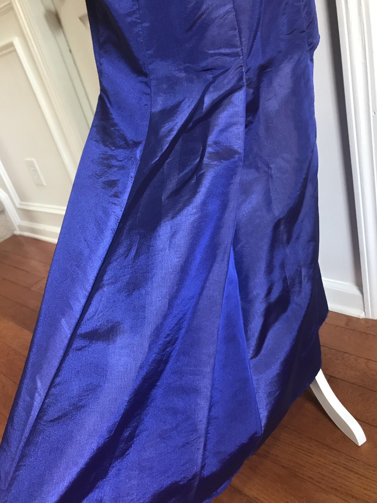 PATRA Women Sleeveless Long Full Length Purple Evening Dress Gown NWT Size 14