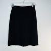 St John Collection Tight Knit Stretch Skirt Size 4 Black Pencil Quiet Luxury