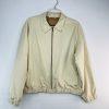 Giorgio Armani Le Collezioni Men Windbreaker Jacket Size 42 Beige Made In Italy