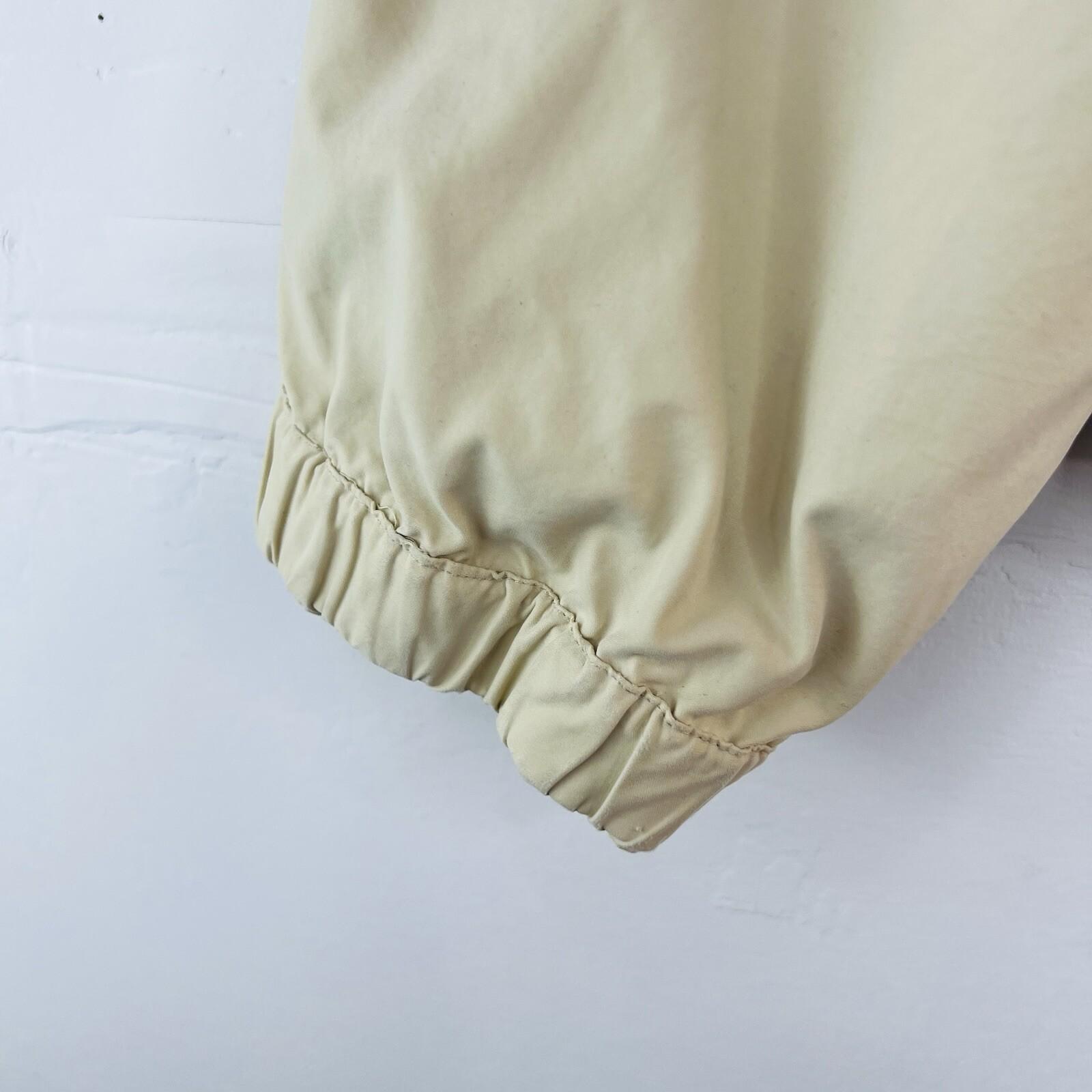 Giorgio Armani Le Collezioni Men Windbreaker Jacket Size 42 Beige Made In Italy