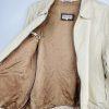 Giorgio Armani Le Collezioni Men Windbreaker Jacket Size 42 Beige Made In Italy