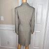 Le Suit Women Polyester Spandex Skirt Suit Size 14P Gray Lined Pockets 2PC