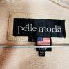 Pelle Moda Knoles & Carter Vtg Leather Puffer Vest L Faux Fur Collar Motorcycle