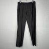 Sharagano Polyester Stretch Pant Suit Size 10 Gray Belted Double Breasted 2PC