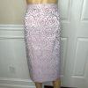 ASHRO Polyester Skirt Suit 16W  Light Purple Ruffle Bell Sleeve Collarless 2PC