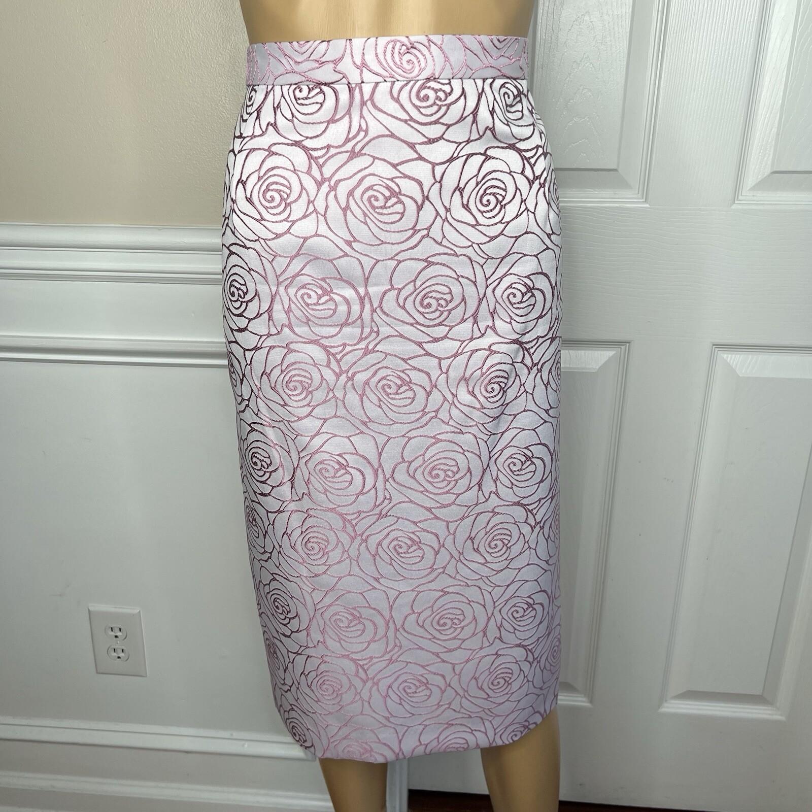 ASHRO Polyester Skirt Suit 16W  Light Purple Ruffle Bell Sleeve Collarless 2PC