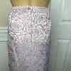 ASHRO Polyester Skirt Suit 16W  Light Purple Ruffle Bell Sleeve Collarless 2PC