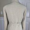 COLLECTIONS For LE SUIT 2PC Beige Polyester Belted Skirt (SZ 14) Suit (SZ 18)