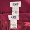 MONROE AND MAIN Women 2PC Burgundy Spandex Rayon Polyester Skirt Suit Size 16