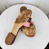 KATE SPADE Leather Maroon Pink Adjustable Strap Slip On Block Heel Sandals 7.5B