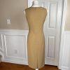 Anne Klein Women Polyester Dress Suit Size 10 Peanut Lined Collarless 2PC