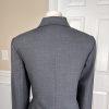LE SUIT Women 2PC Gray Single Breasted Polyester Lined Skirt Suit Size 12P