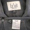 LE SUIT Women 2PC Gray Single Breasted Polyester Lined Skirt Suit Size 12P