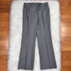 10-7.png Jones New York Polyester Rayon Spandex Pant Suit Size 8 Gray Lined Career 2PC