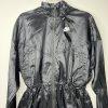 Nike Sportwear Windrunner Jacket Size S Black Dropped Hem Bungee Hood Waist New