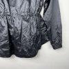 Nike Sportwear Windrunner Jacket Size S Black Dropped Hem Bungee Hood Waist New