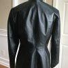 NEWPORT NEWS Women Black Leather Jacket Size S