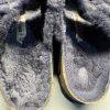 Birkenstock Arizona Navy Shearling Suede Sandals EU 36 US 6 Two Straps Buckle