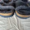 Birkenstock Arizona Navy Shearling Suede Sandals EU 36 US 6 Two Straps Buckle