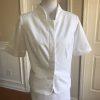 NEIMAN MARCUS Women 2 PC Beautiful White Cotton Skirt Suit Size 14