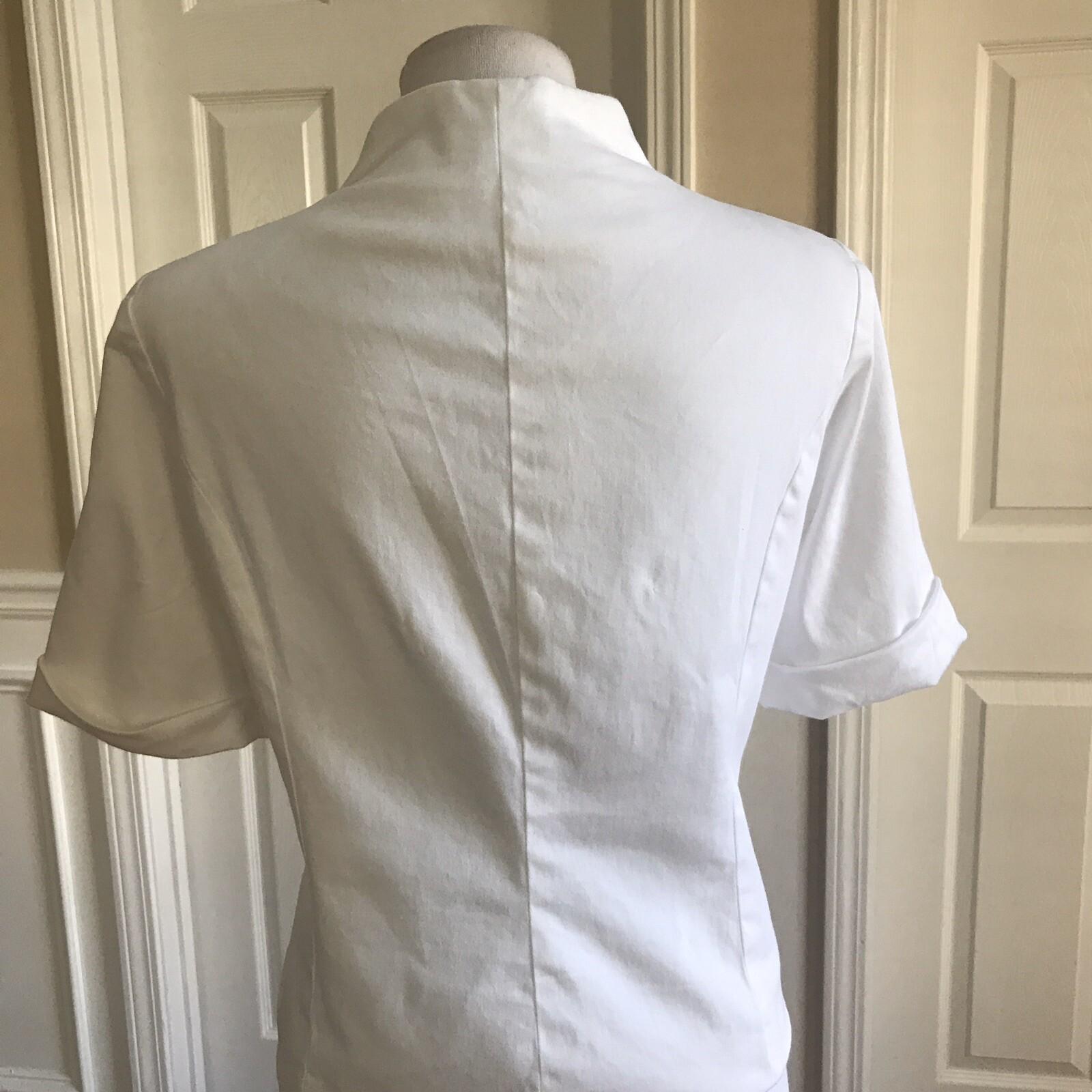 NEIMAN MARCUS Women 2 PC Beautiful White Cotton Skirt Suit Size 14