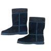 BASS Women Black Waterproof Winter Leather Suede Boot size 7 M