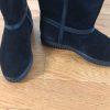 BASS Women Black Waterproof Winter Leather Suede Boot size 7 M
