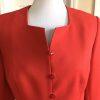 NYP Suits Women 2 PC Red Skirt Suit Size 10