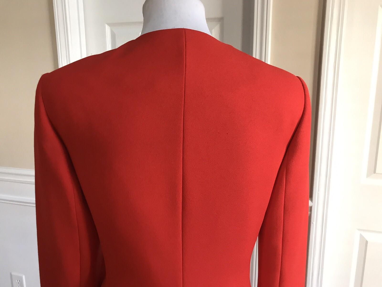 NYP Suits Women 2 PC Red Skirt Suit Size 10